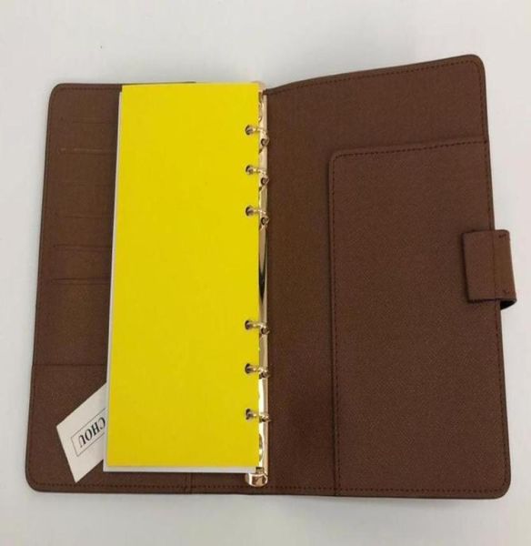 

20192022 new men039s fashion classic agenda holder notebook slim wallet purse9133264, Brown;gray