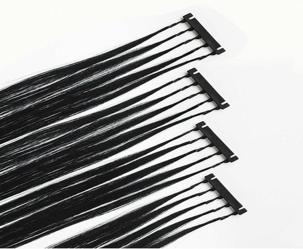

2020 new 6d2 hair extensions cuticle aligned virgin hair i tipped micro loop human hair extensions 100g 100strands full head for 4693298, Black