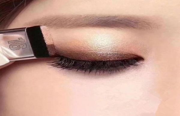 

lazy double color eye shadow diamond shimmer eyeshadow makeup waterproof mineral powder doublelayer glitter eye shadow7146297