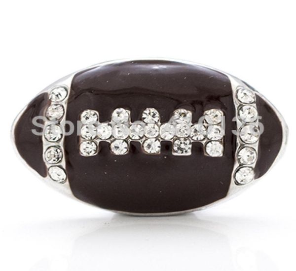 

football snap button noosa chunks snap buttons jewelry button for bracelet necklace fashion diy jewelry american football snaps1923012, Silver