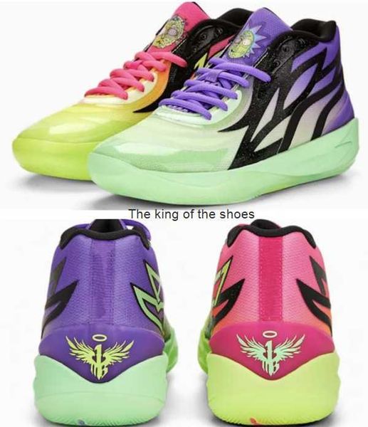 

kids mb02 slime and rick morty men women casual shoes sales purple glimmer pink green black sport shoe trainner sneakers