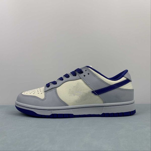 

designer shoes beige white grey royal sb dunks low se casual lifestyle shoes with original box