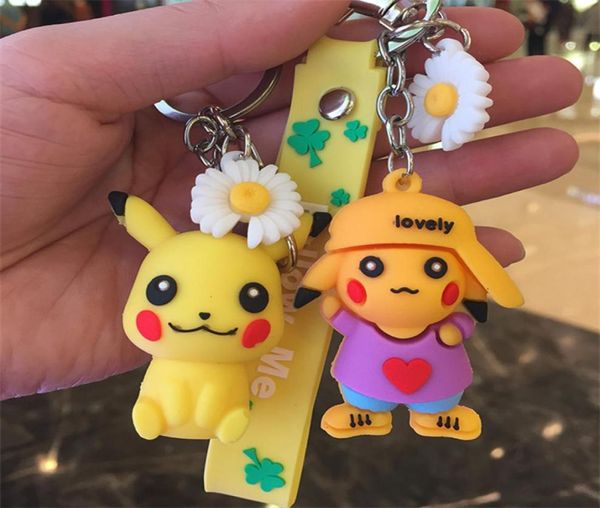 

fashion accessories cartoon doll silicone key chain cute doll car pendants4649556, Silver