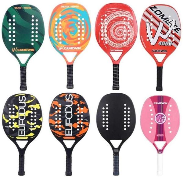 

carbon and glass fiber beach tennis racket soft face racquet with protective bag cover 2201052945184