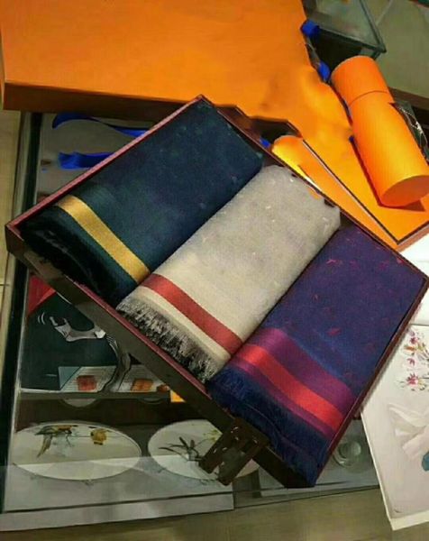 

fashionable women039s big square scarves 4 seasons of versatile highquality silk wool 140140cm shawl scarves no box9530811, Blue;gray