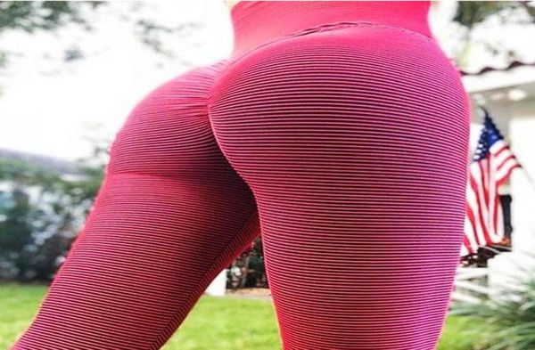 

2020 women spandex workout leggings ruched gym tights ladies exercise sport yoga fitness jogging pants2712762, White;red