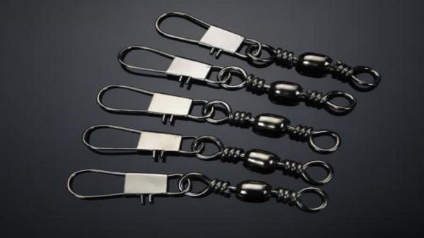 

whole lot300 fishing barrel swivel winterlock snap 801238481339