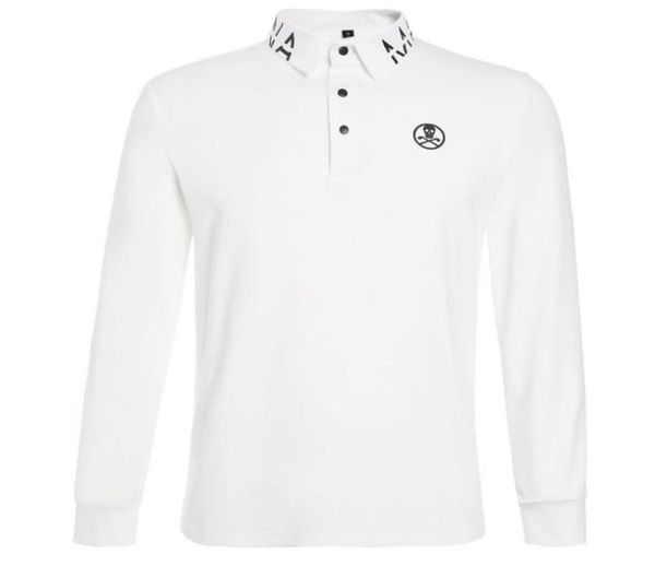 

spring autumn men golf clothing long sleeves tshirts red and bule colors fashion leisure outdoor golf sports polos shirt8794842, Black;blue