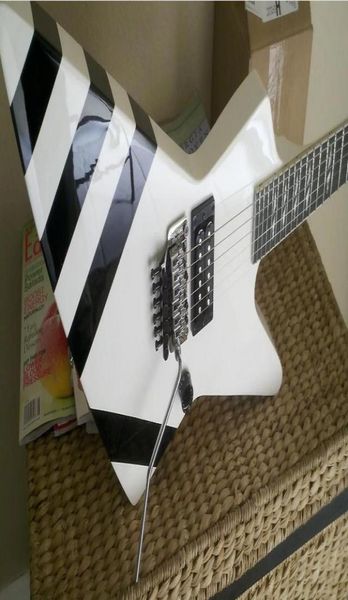 

rare boris dommenget matthias jabs scorpions explorer brite white electric guitar floyd rose tremolo split diamond inlay chrome2993855