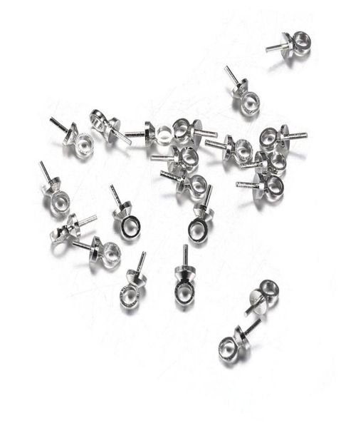 

100pcslot 63mm pin bead caps silver color end crimp caps for beads diy jewelry findings making9480794