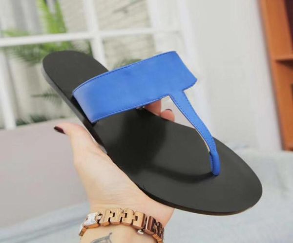 

slippers leather flip flops slides metal chains summer sandals beach shoes fashion slippers with box sz 5 132274616, Black