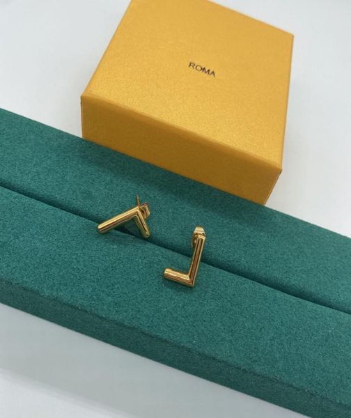 

designer gold earrings fashion luxury letter f charm jewelry designer earring for women diamond hoop huggie studstuds men d218264h1122986, Golden;silver