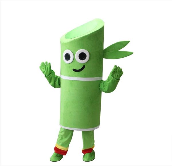 

mascot costume new bamboo mascot costume cartoon character evening party fashion promotion fancy dress christmas, Red;yellow