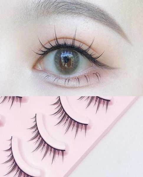 

false eyelashes 5 pairs japanese fairy cos handmade naturally thick lolita7151827