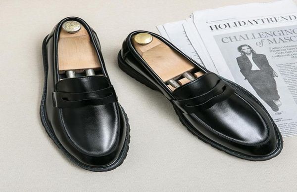 

luxurys desginers men shoes formala genuines leathers canvas platform men039s crocodile male casual wedding party loafers dress8355568, Black