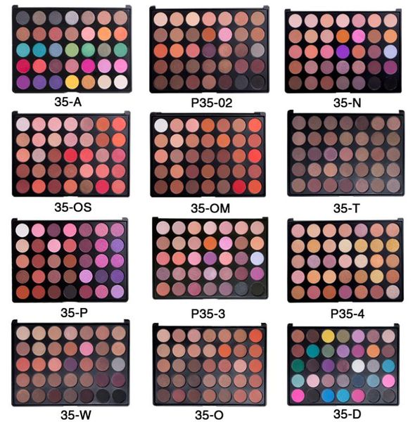

new no logo palette eyeshadow makeup ultra pigmented glitter shadows shimmer beauty cleof cosmetics eye shadow palette 35 colors s3705448