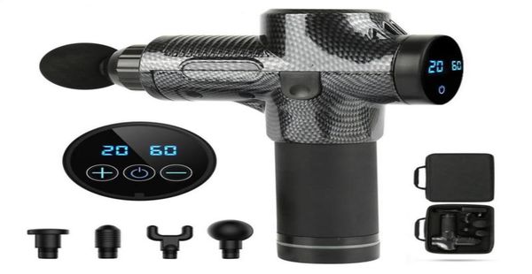 

electric muscle massage gun deep tissue massager therapy gun training exercising muscle pain relief body slimming shaping ly1912131937493