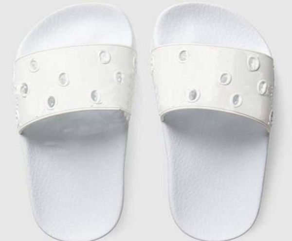 

2021 sell well men women slide sandals women shoes slide summer fashion wide flat slippery thick sandals slipper flip flops3415500, Black