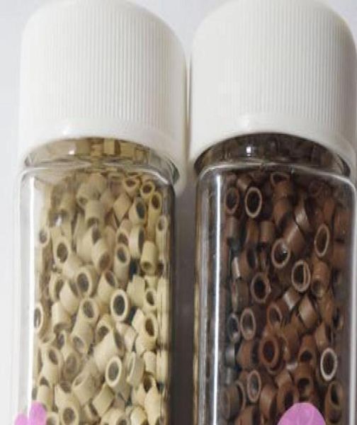 

2000pcslot silicon micro link beads for feather or hair extension kit xb1022108