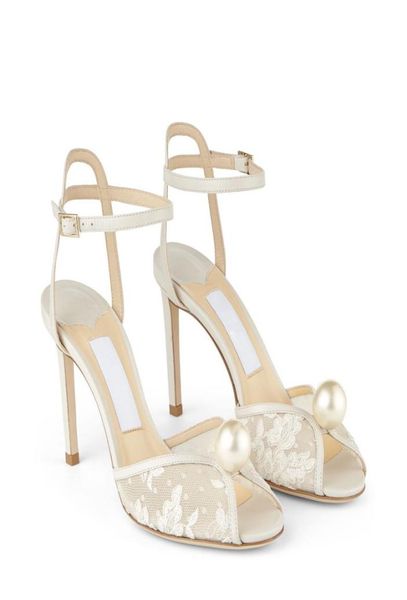 

vintage sandal pump merges shoes strassadorned satin pearl embellished floral lace sandals ankle straps dignified and generous we3835010, Black