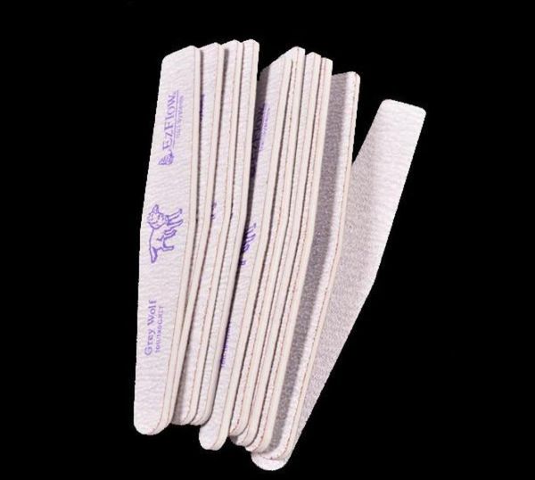 

wholenew arrival professional nail files 100180 grey nail care tool nail files 100180 grit buffer buffing grit sandpaper8125008