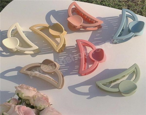 

women extra large hair claw barrette girls ponytail bath clip fashion hair accessories gift headwear6792864, Slivery;white