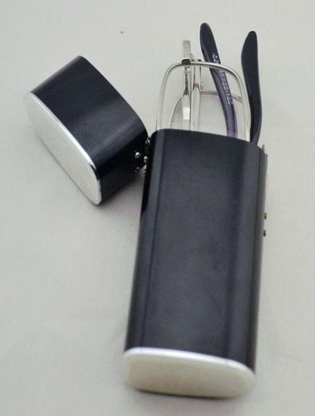 

alloy folding reading glasses with case coating lens reader 10pcslot shippping9193793