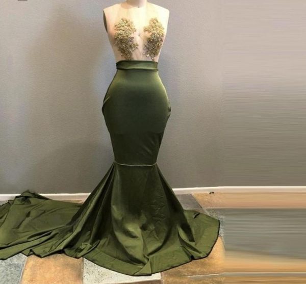 

real image party dress mermaid olive formal prom gowns off shoulder vestido de festa applique party dresses robe de soiree 20209213989, Black