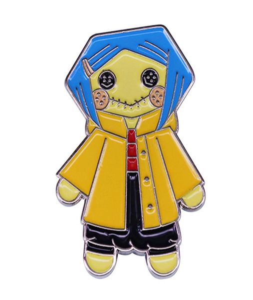 

pins brooches cartoon horror anime enamel pin badge brooch lapel collar pins backpack hat jewelry accessories5428459, Blue