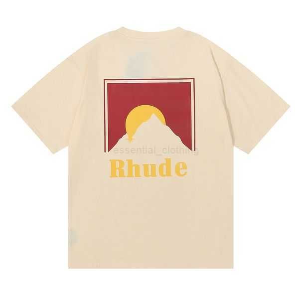 

rhude t-shirt summer rhude shirt designer t shirt men t shirts luxury letter print shirt mens women clothing short sleeved s-xxl rhude shor, White;black