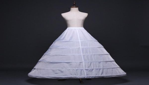 

spring summer 6 hoops white slip petticoat women wedding petticoats underskirt elastic party wedding accessories crinoline5564010