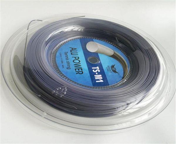 

good quality grey reel big banger alu power kelist tennis string polyester 660ft same as luxilon 200m6212997