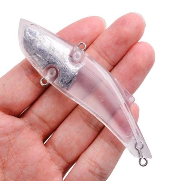 

abs plastic lead head blank body unpainted vib fishing lure 255g 9cm diy painted plastic baits4312186