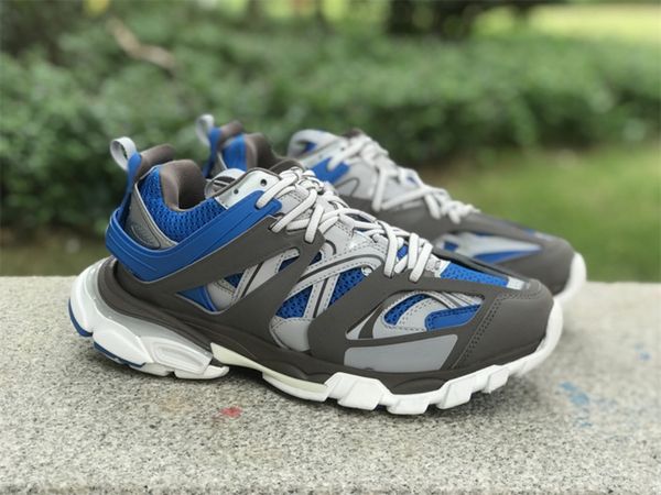 

b 3.0 grey blue designer shoes runner outdoor sneaker sports with original box