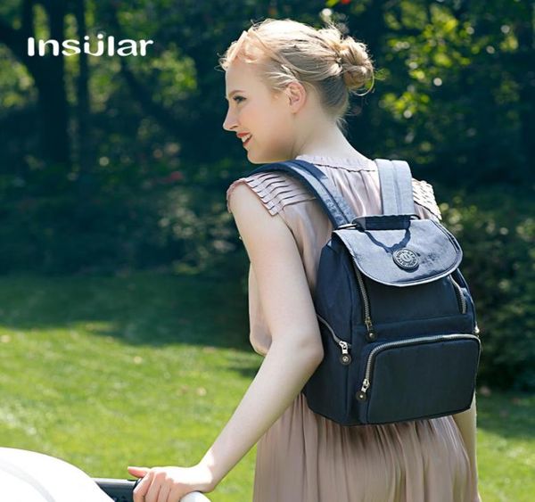 

insular multifunctional baby diaper bag backapck waterproof nappy bag mommy bag3121086