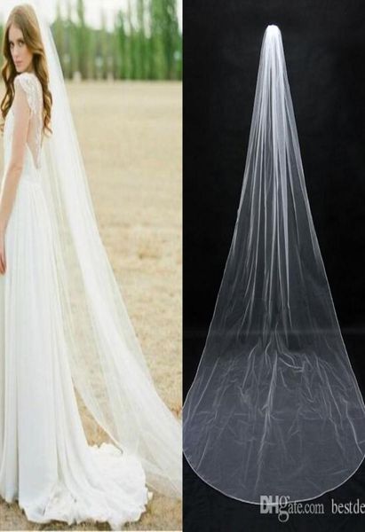 

2017 one layer with comb veil reembroidered soft tulle bridal veil ivory lace scallop veil wedding bridal accessories cpa08483995, Black