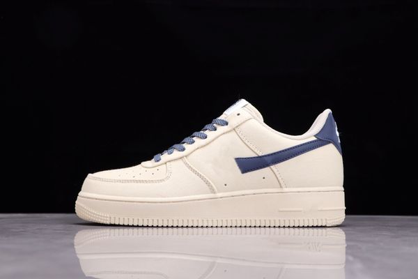 

men women outdoor 1 low 07 running shoes beige deep blue reflection the 2023 latest walking out and standing sports sneakers