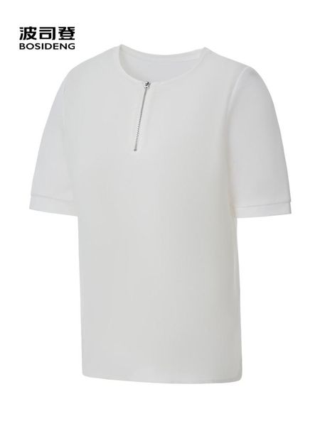 

polos bosidneng summer tshirt women urban thin light b90221202, White