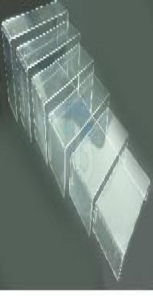 

clear acrylic display riser showcase stand 12pcs0123459975968, Black