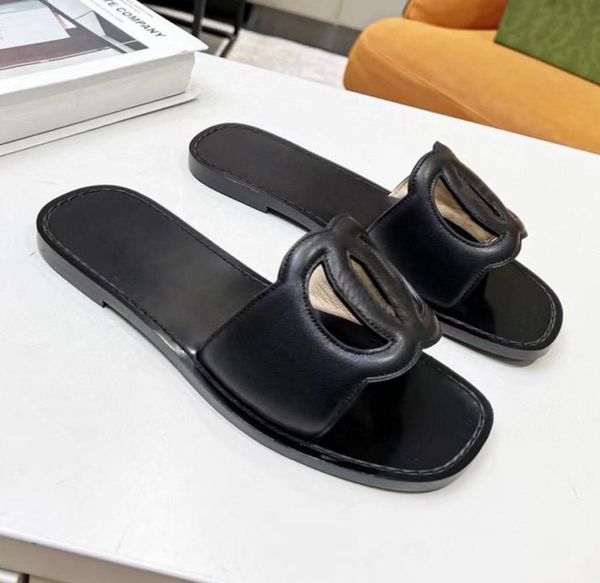 

classic fashion casual slippers gladiator flat sandals non slip wild cowhide sandals size 35449200936, Black