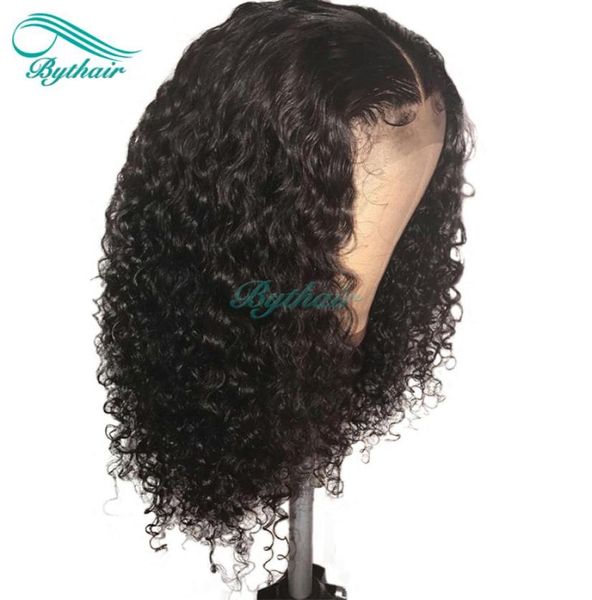 

human hair full lace wig deep curly pre plucked hairline lace front wig curly bleached knots brazilian virgin hair 130 150 densi3185828, Black;brown