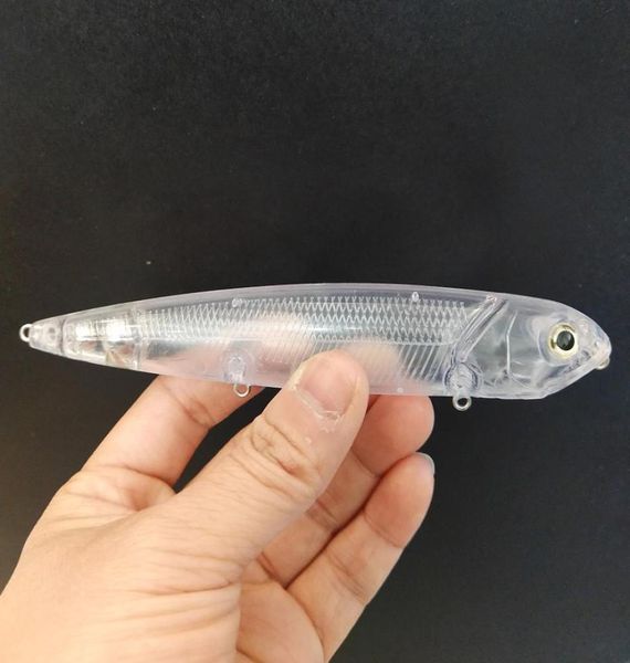

gyfishing 15 pcs unpainted fishing 5quot walk dog ater blanks lure4144766