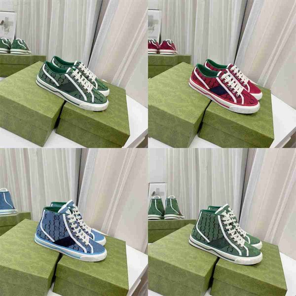 

2021 designer classic 1977 tennis canvas shoes mens women g series high low casual shoe fall outdoor denim rubber sole sneakers with box