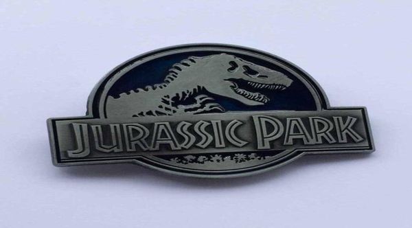 

tyrannosaurus rex jurassic park dinosaur animal belt buckle01386560, Slivery;black