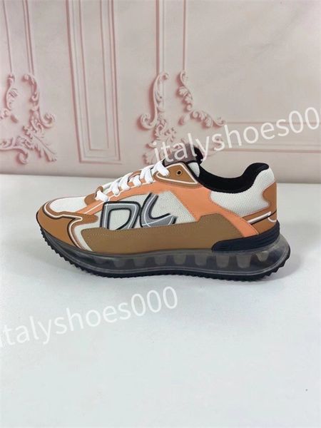 

new luxurys designer sneakers calfskin casual shoes reflective shoes leather trainers all-match stylist sneaker leisure shoe, Black