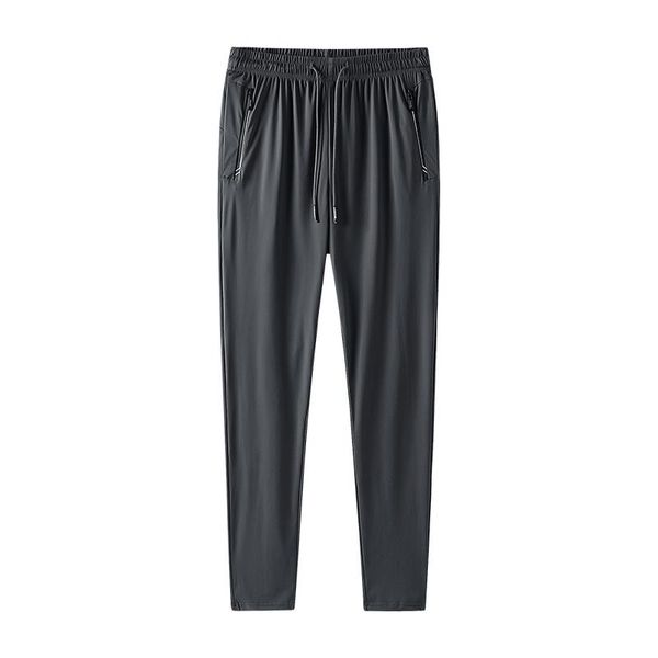 

pants men's pants men casual pants plus size 8xl streetwear summer breathable sweatpants trousers largo thin mens clothing oversized, Black