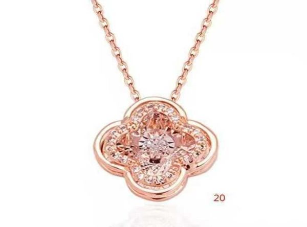 

pendant s straight fashion smart clover natural south africa real diamond women039s earth necklace4172934, Silver