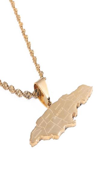 

jamaica map pendant necklaces trendy gold color jewelry jamaican map jewelry1361622, Silver