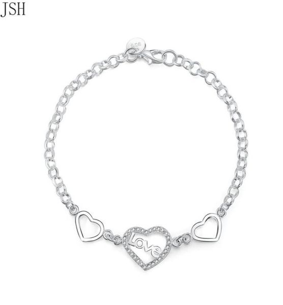 

gold bead bracelet beautiful fashion elegant silver color charms wedding heart love crystal bracelet gorgeous jewelry lh015 h sqcz9080703, Black