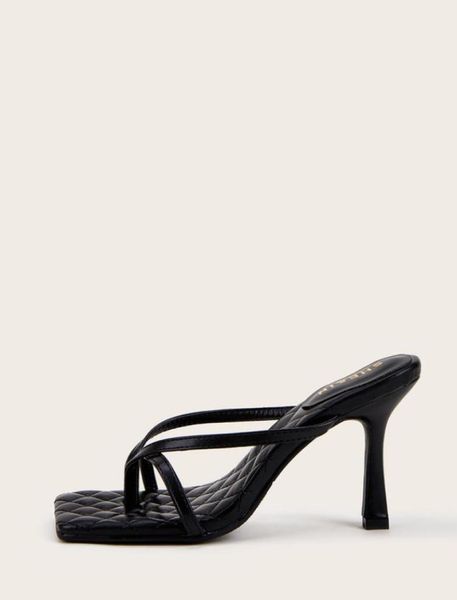 

two womens sandals high heel 9 cm white yellow black chunky heels fashion outdoor dress wedding office party4461890